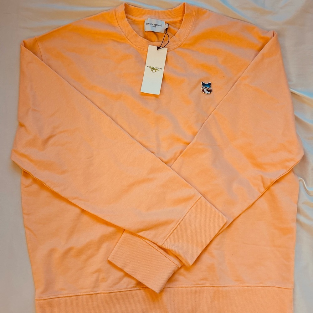 NWT Maison Kitsune crewneck sweatshirt - size XXL